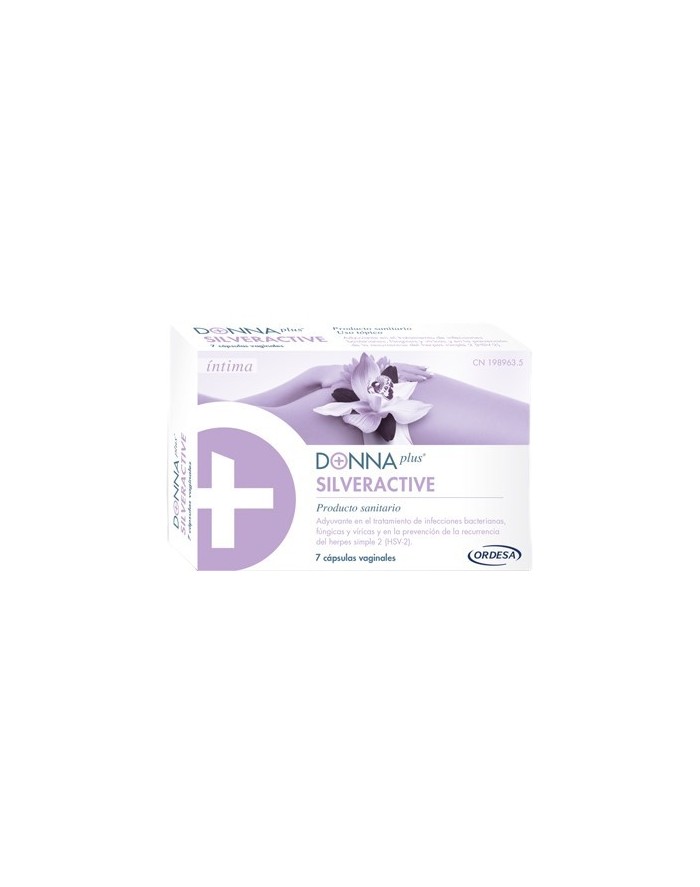 DONNA Plus SilverActive 7 Cápsulas Vaginales