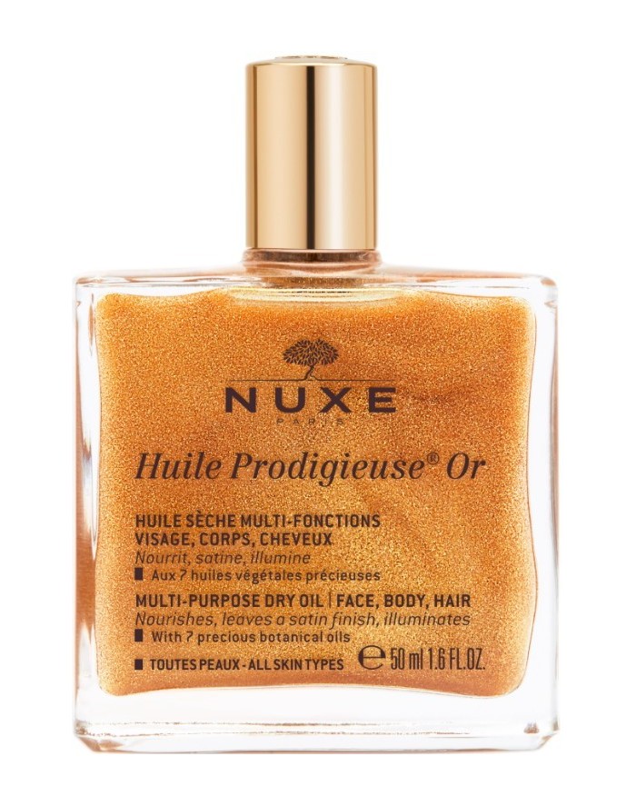Nuxe Huile Prodigieuse Or Multi-Function Illuminating Dry Oil for Face, Body and Hair 50ml