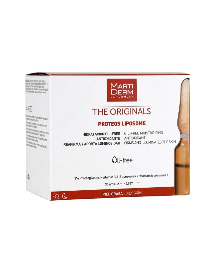 MartiDerm The Original Proteos Liposome Oil-Free Piel Grasa 30 Ampollas