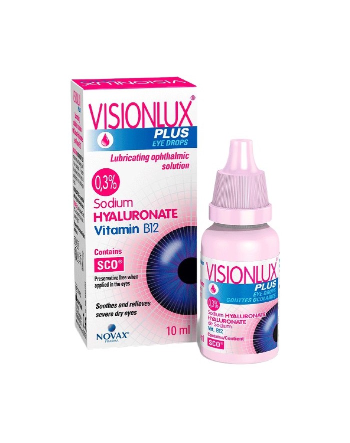 Visionlux Plus Gotas Oftálmicas Lubricantes 10ml