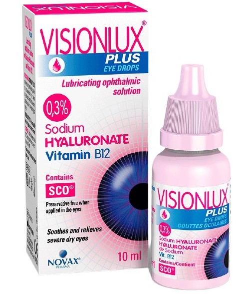 Visionlux Plus Gotas Oftálmicas Lubricantes 10ml
