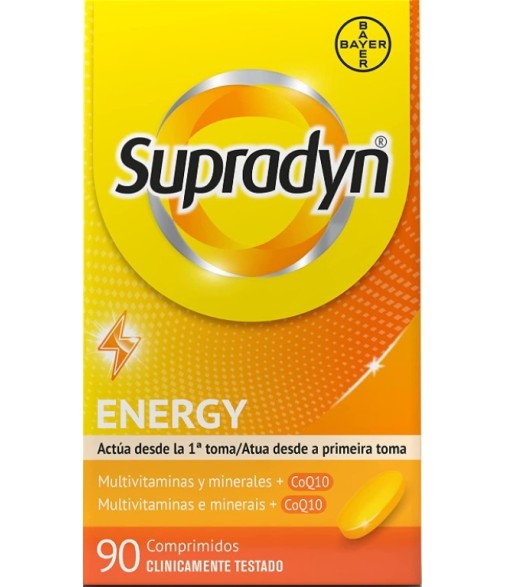 Supradyn Energy Multivitamins and Minerals + Q10 90 Tablets