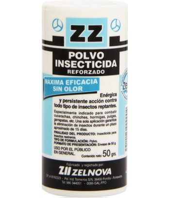ZZ Polvo Insecticida Sin Olor 50g