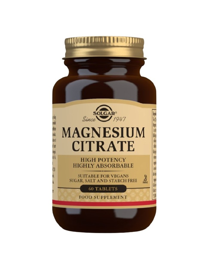 Solgar Magnesium Citrate 60 Tablets