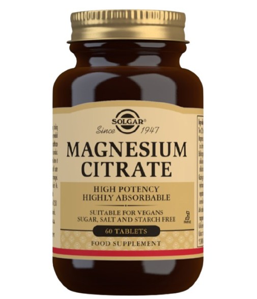 Solgar Magnesium Citrate 60 Tablets