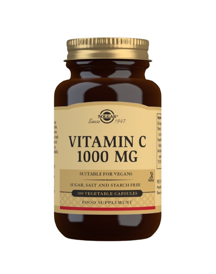Solgar Vitamin C 1000mg 100 Vegetable Capsules