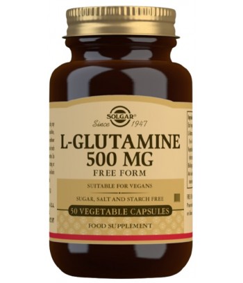 Solgar L-Glutamina 500mg 50 Cápsulas Vegetales