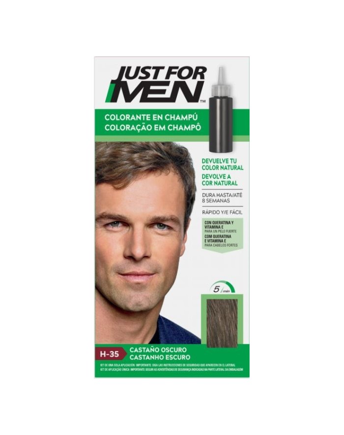 Just For Men Color Shampoo Dark Brown H-35