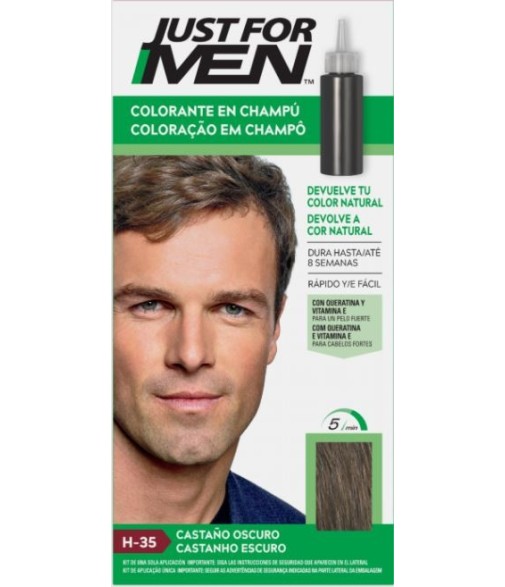 Just For Men Color Shampoo Dark Brown H-35