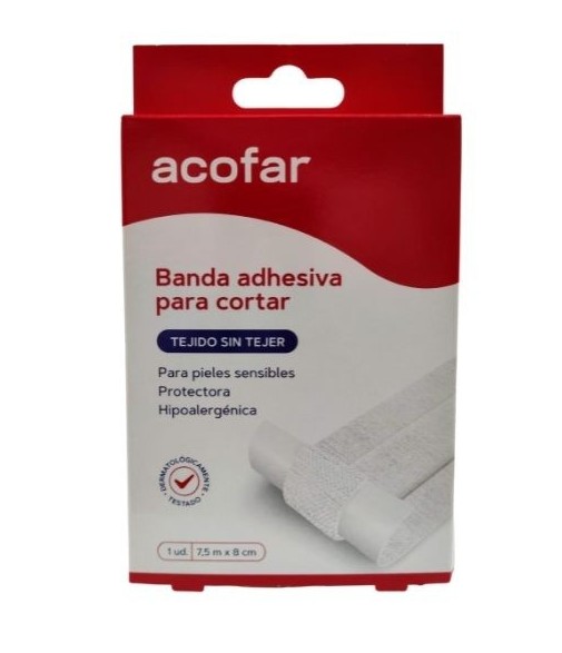 Acofar Tirita Banda de Plástico para Cortar Color Piel 75x8cm 1 Unidad