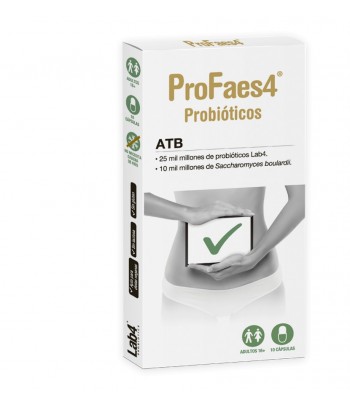 ProFaes4 Probióticos ATB +16 Años 10 Cápsulas