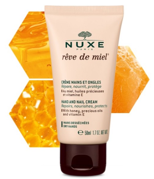 Nuxe Rêve de Miel Crema de Manos y Uñas Manos Secas o Dañadas 50ml