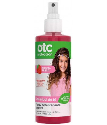OTC Protección Spray Desenredante Con Árbol de Té Aroma Fresa 250ml