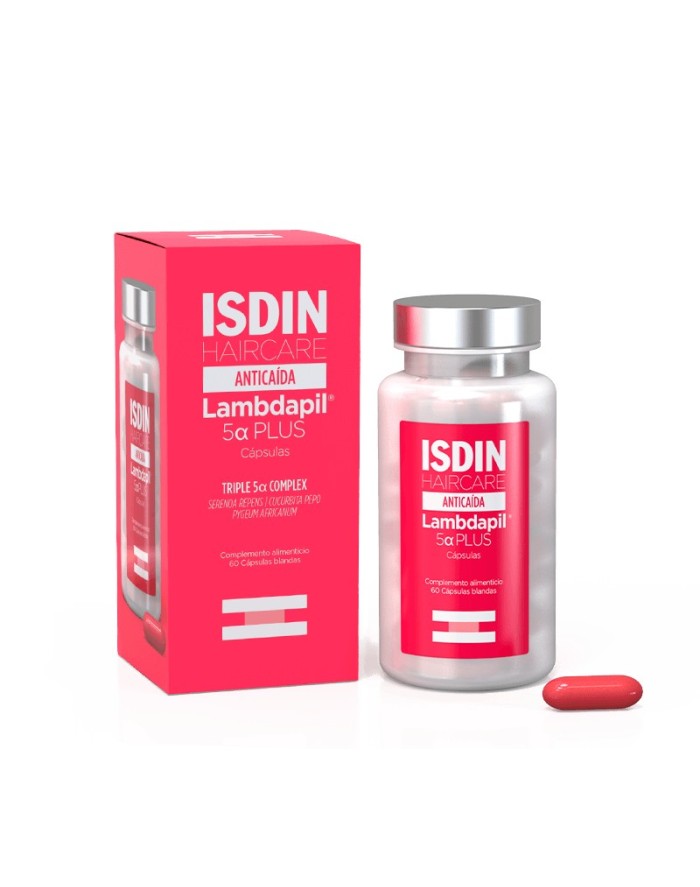 Isdin Haircare Anticaída Lambdapil  5 Alfa Plus 60 Cápsulas