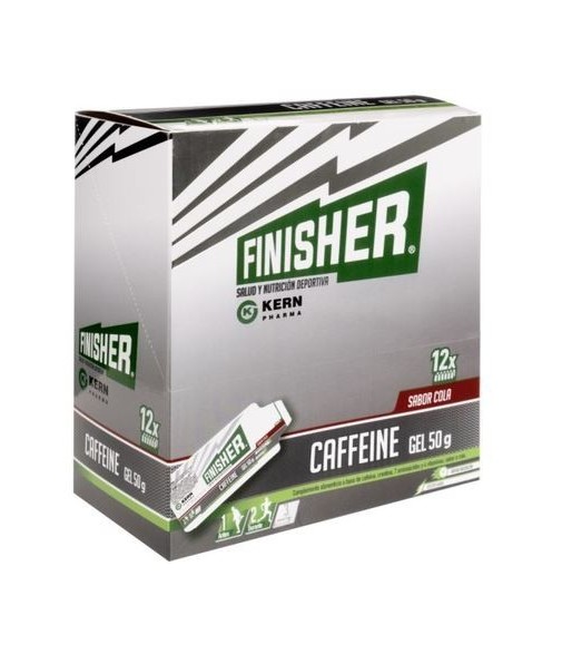 Finisher Caffeine Gel 50 Gramos Sabor Cola 12 Sobres