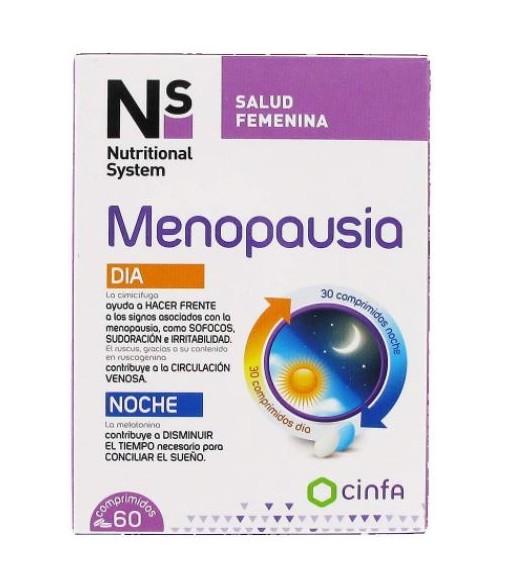 NS Menopausia Día y Noche 60 Comprimidos.