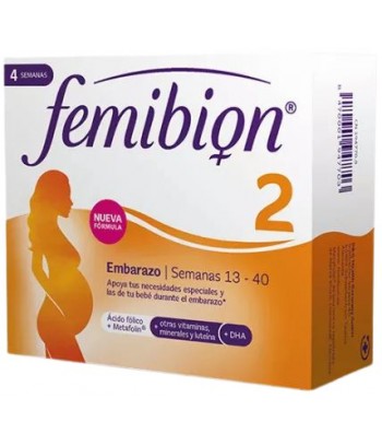 Femibion 2 Embarazo Semanas 13-40 28 Comprimidos y 28 Cápsulas