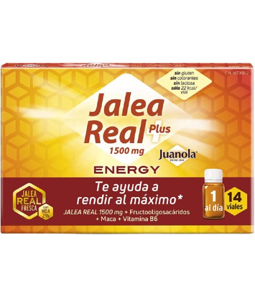 Juanola Jalea Real+ 1500mg Energy Rendimiento Máximo 14 Viales
