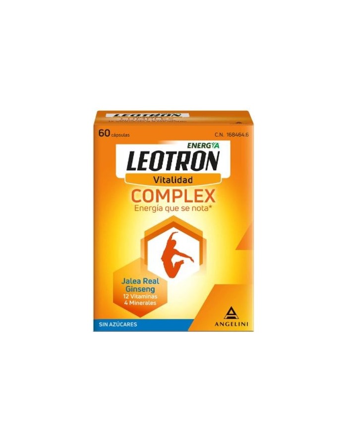 Leotron Complex Energy Royal Jelly Ginseng 12 Vitamins 4 Minerals 60 Capsules