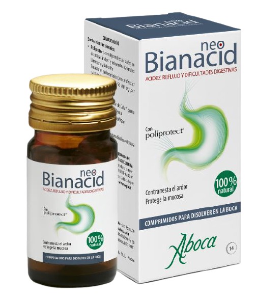 Aboca Neo Bianacid Acidez y Reflujo 14 Comprimidos