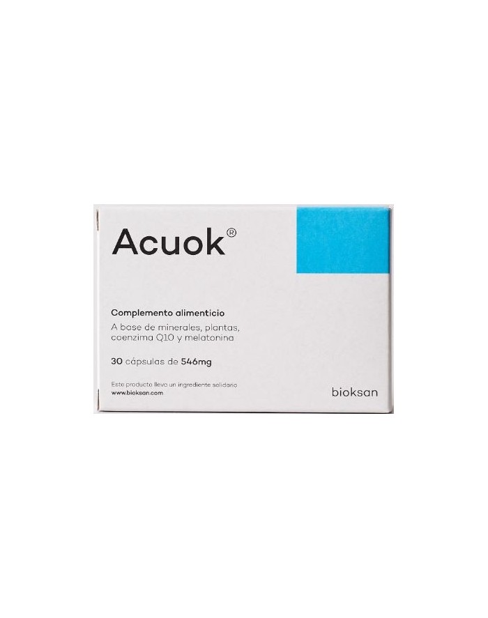 Acuok Food Supplement for Hearing Health 30 Capsules of 450mg