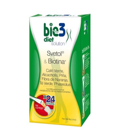 Bie3 Diet Solution Svetol & Biotina 24 Sticks