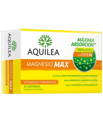 Aquilea Magnesio Max Vitaminas y Minerales 30 Comprimidos