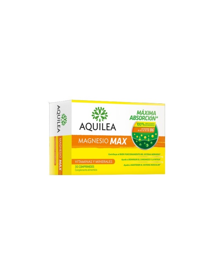 Aquilea Magnesio Max Vitaminas y Minerales 30 Comprimidos