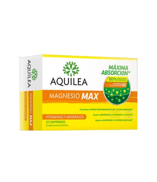 Aquilea Magnesium Max Vitamins and Minerals 30 Tablets