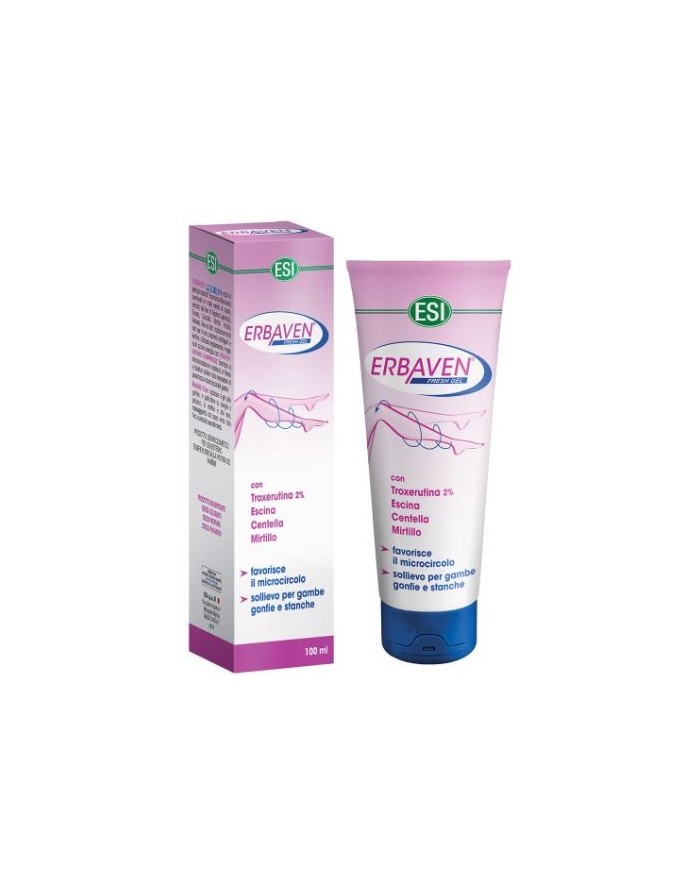 ESI Erbaven Fresh Gel for Swollen and Tired Legs 100ml