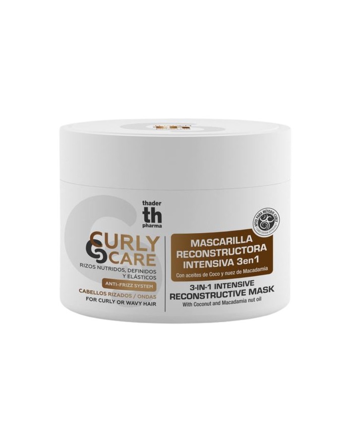 TH Pharma Curly Care 3 in 1 Intensive Reconstructing Mask for Curls and Waves 300ml