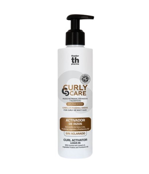TH Pharma Curly Care Anti-Frizz No-Rinse Curl and Wave Activator 200ml