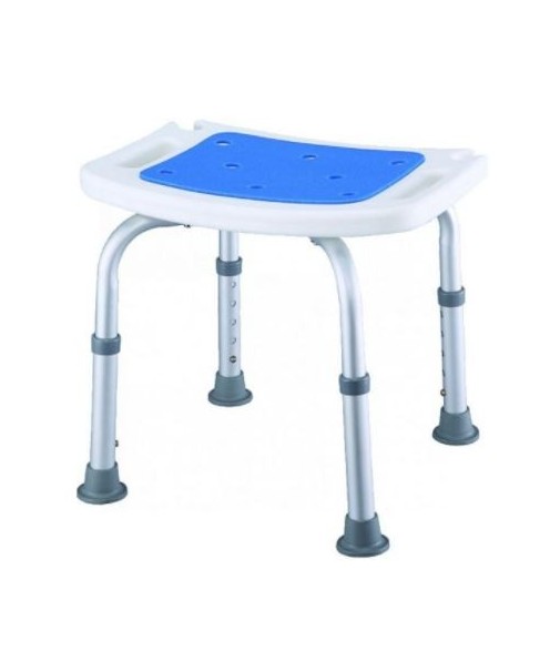 PRIM Blue Padded Bath Stool 41x29 cm