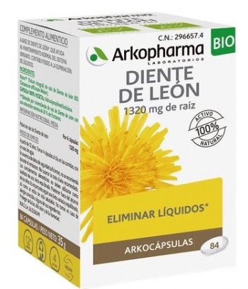 Arkopharma Bio Diente de León 1320mg de Raíz 84 Cápsulas