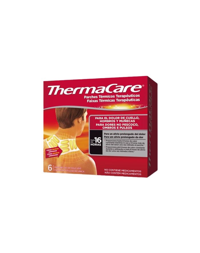 Thermacare Therapeutic Heat Patches for Neck, Shoulders and Wrists Box of 6 Units