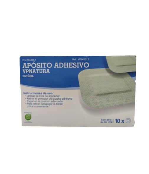 VPNatura Apósito Adhesivo Estéril 6x10 cm 10 Unidades