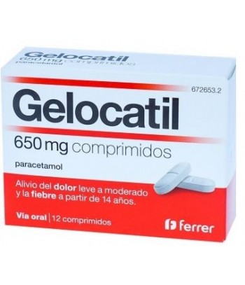 Gelocatil 650 Mg Comprimidos 12 Comprimidos