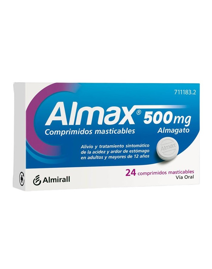 ALMAX 500 MG 60 COMPRIMIDOS MASTICABLES