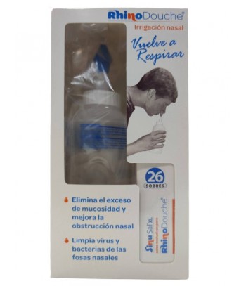 Rhinodouche Pack Irrigación Nasal+ Sinusal XL 26 Sobres
