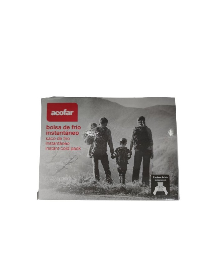 AcofarSport Bolsa de Frio Instantáneo 2 Unidades
