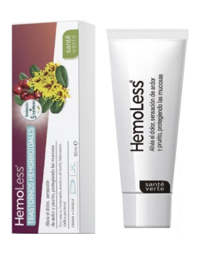 Hemoless Trastornos Hemorroidales Crema + Cánula 50 ml