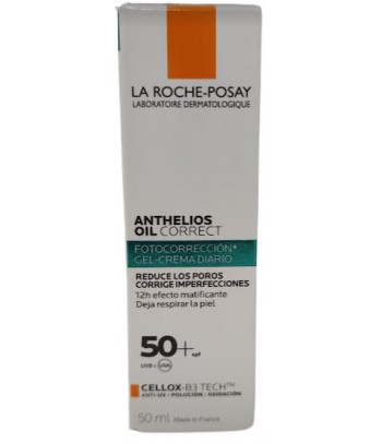 La Roche Posay Anthelios Oil Correct SPF50 Fotocorrección Gel-Crema Diario 50ml
