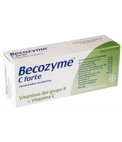 Becozyme C Fuerte 30 Grageas