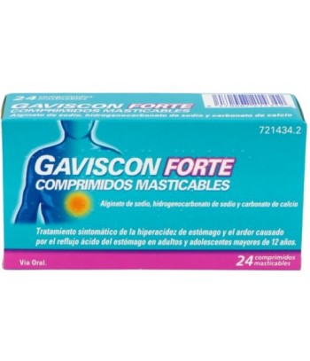 Gaviscon Forte 24 Comprimidos Masticables