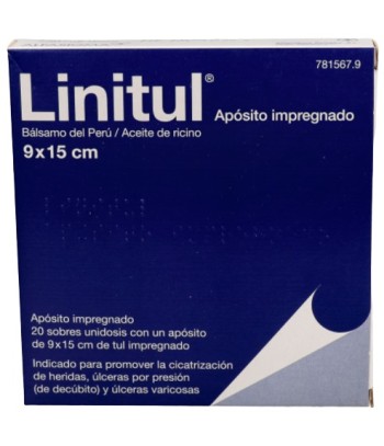 Linitul 9 x 15 Centímetros 20 Compresas