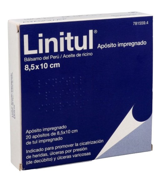 Linitul 20 Compresas 8,5 x 10 Centímetros