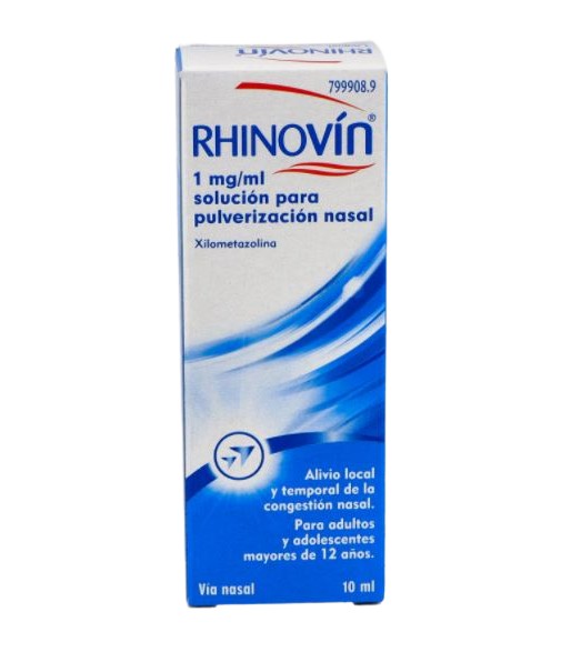 Rhinovin 0.1% Nebulizador Nasal 10 ml