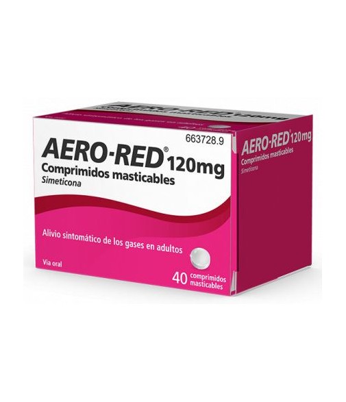 Aero Red 120 mg 40 Comprimidos Masticables