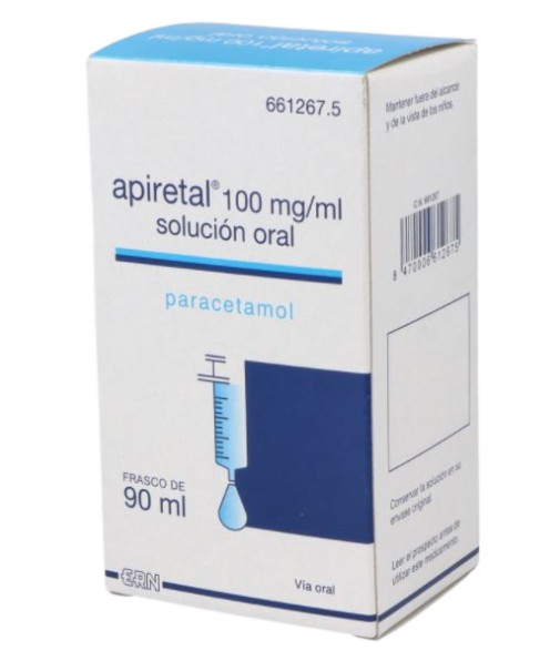 Apiretal 100 mg/ML Solución Oral, 1 frasco de 90 ML