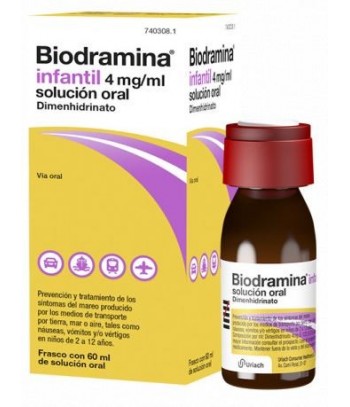 Biodramina Infantil Solución Oral 4 mg/ml